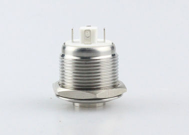Cabeza del botón del soporte del panel alta de la prenda impermeable redonda del interruptor de la luz con la luz del LED
