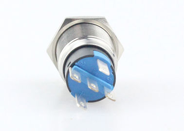 Interruptor de botón del metal de Dot Type LED, 5 pesos de Pin Push Button Switch Light