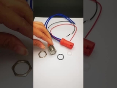 interruptor de botón de acero inoxidable del infante de marina 20A ip67 316 actuales grandes