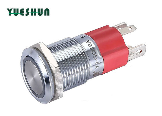 calidad  16MM Led Light Large Current 10A Push Button Switch Fábrica