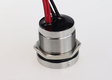sistema piezoeléctrico del control de acceso de Ring Symbol LED 12V 24V del interruptor del tacto del metal IP68 de 22m m