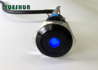 Tipo principal iluminado miniatura impermeable del anillo LED del interruptor de botón alto