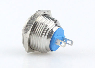 Interruptor de botón del metal de IP65 19m m, cabeza momentánea micro del interruptor de botón alta