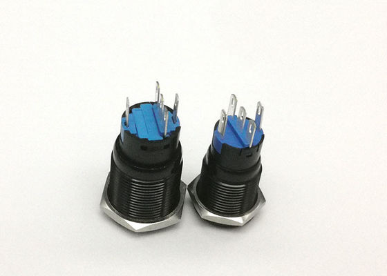 IP65 protección 5p 16m m Ring Illuminated Push Button Switch