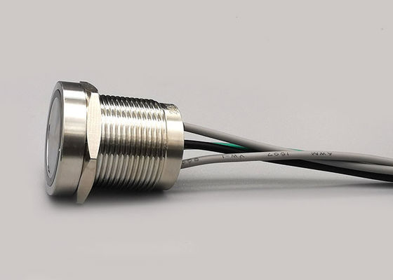 Prenda impermeable piezoeléctrica del botón de interruptor de IEC529 19m m 50 millones de ciclos